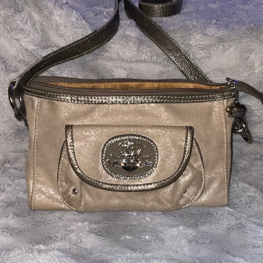 Kathy Van Zeeland Chic Metallic Crossbody Bag